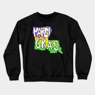 Louisiana Mardi Gras Crewneck Sweatshirt